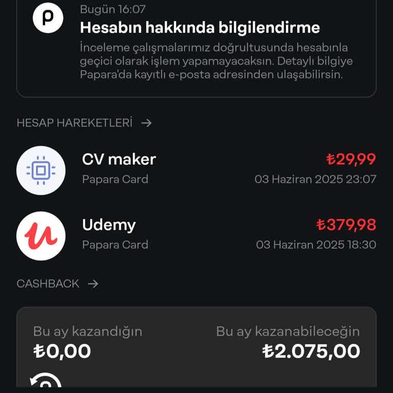 Papara Haksız Hesap Kısıtlaması Nedeniyle Haftalardır Mağduriyet Yaşıyorum