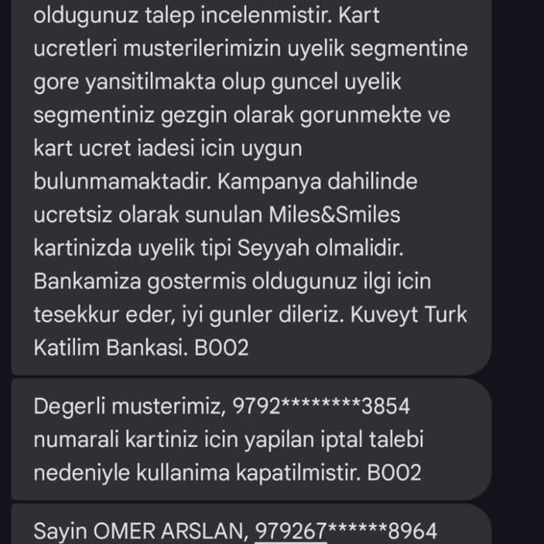 Ücretsiz Denilen Kredi Kartından Habersiz Ücret Kesildi