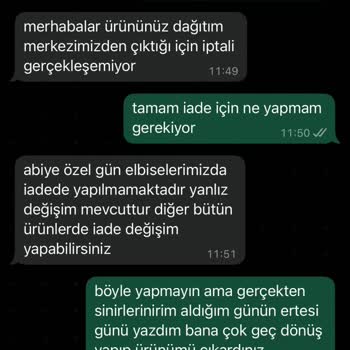Sipariş İptali Talebim Geciktirildi, İade Hakkım Engellendi