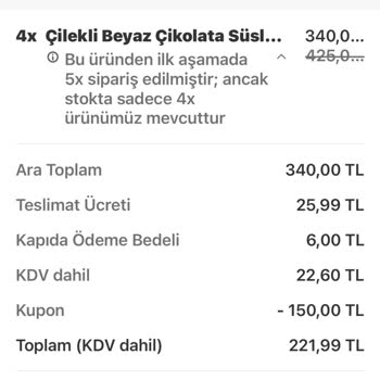 Eksik Ve Yanlış Ürün, Müşteri Hizmetlerine Ulaşılamıyor