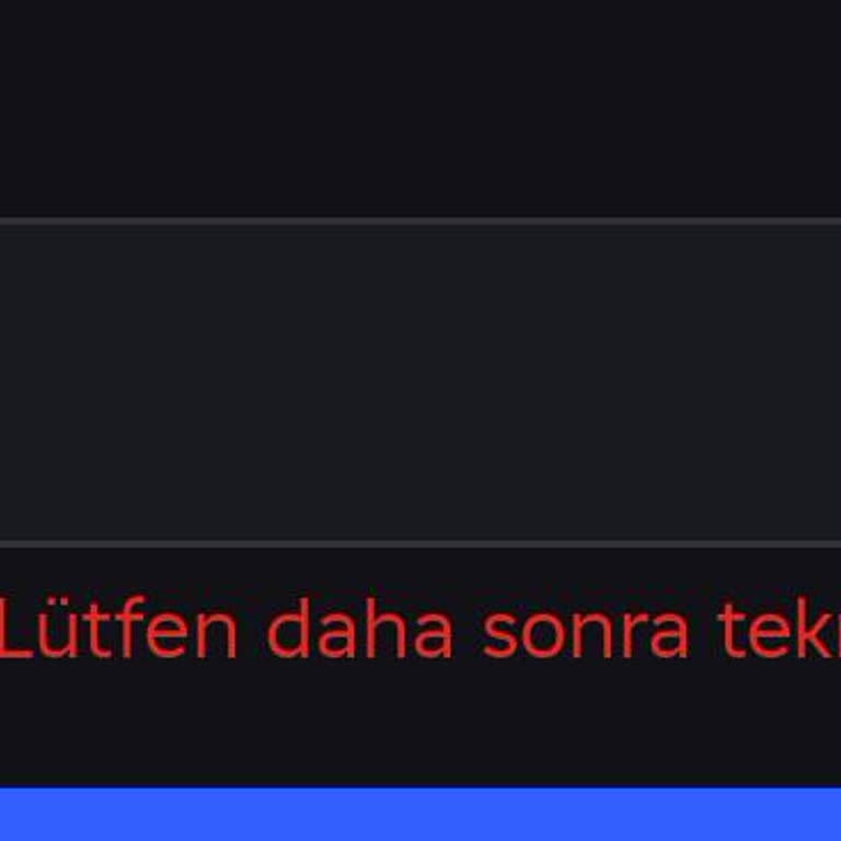 Mobil Uygulamadan Hesabıma Giremiyorum