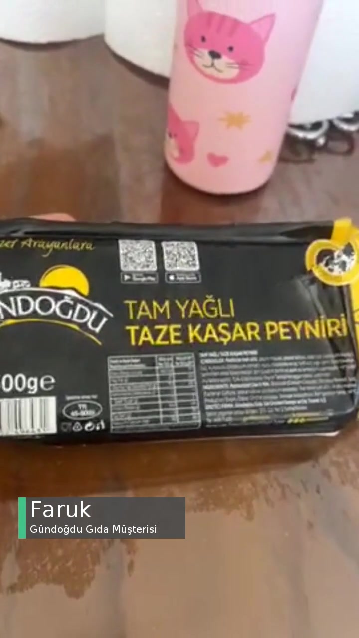 Gündoğdu Taze Kaşar Peyniri Tadı Çok Kötü! videonun kapak resmi