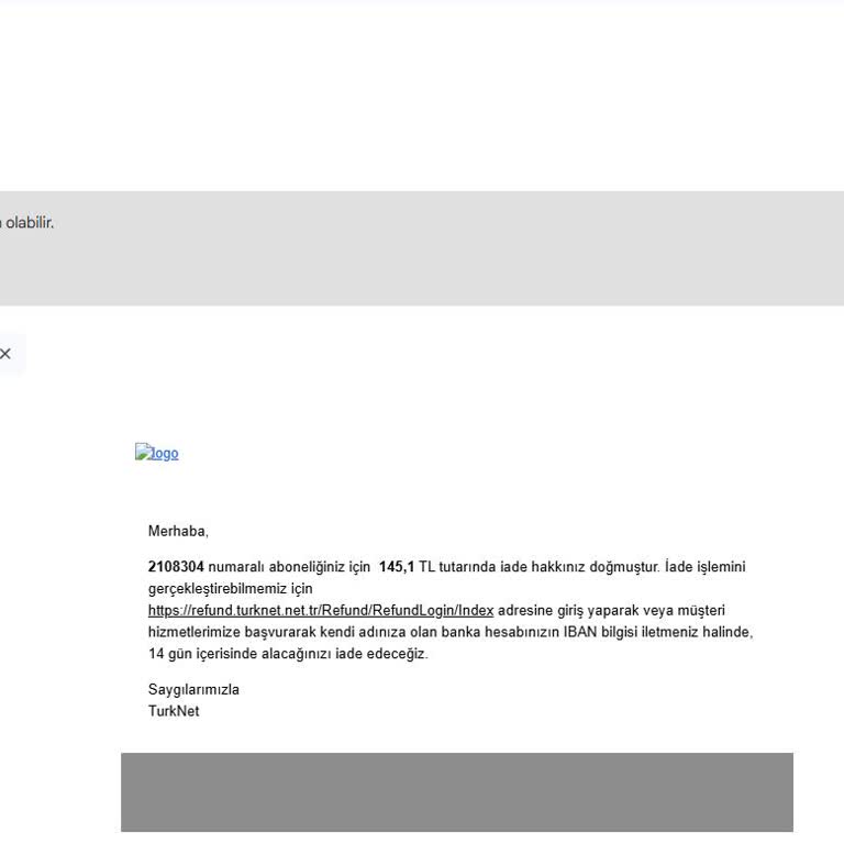 TurkNet İade Sürecinde IBAN Ve İletişim Sorunu