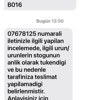 Migros Siparişimde Eksik Ürün Teslimatı Ve Promosyon Hakkımın Verilmemesi
