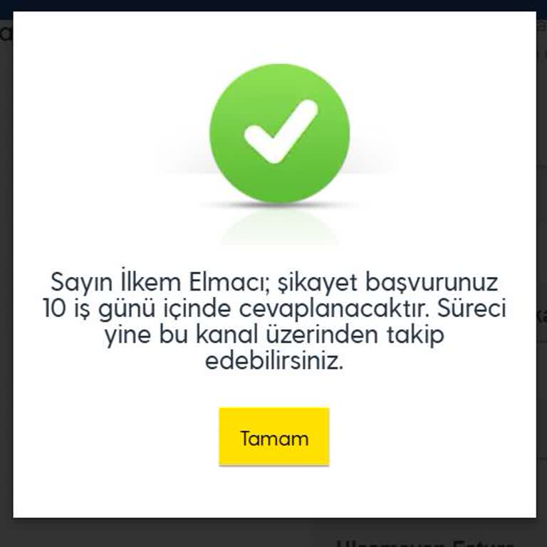 Ödediğim Tutarın Faturası Gönderilmiyor, Mağdur Ediliyorum