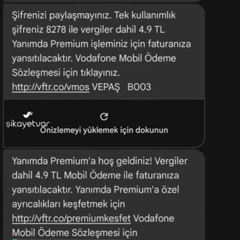 Vodafone Habersiz Abonelik Başladı, İptalini İstiyorum