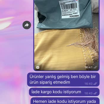 Yanlış Ürün Gönderimi Ve İletişimsizlik Mağduriyet Yarattı