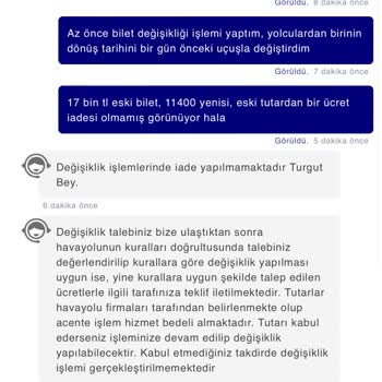 Bilet Değişikliği Sonrası Fazladan Ücret Alındı, İade Yapılmadı