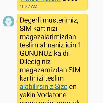 Vodafone Mağaza Ve Müşteri Hizmetlerinden Yanlış Bilgilendirme