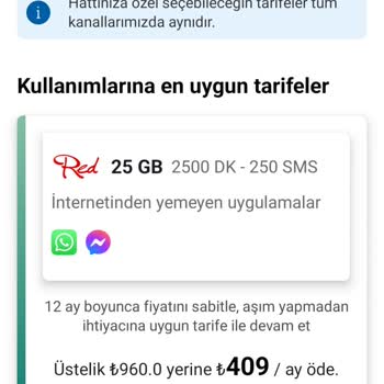 Aynı Operatörde Daha Düşük Pakete Daha Yüksek Fatura Ödemekten Şikayetçiyim