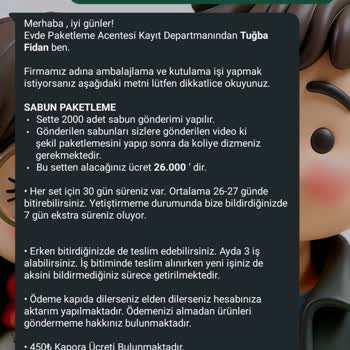 Evde Paketleme İşi İçin Kapora Ve Ek Ücret Talepleriyle Mağduriyet Yaşadım