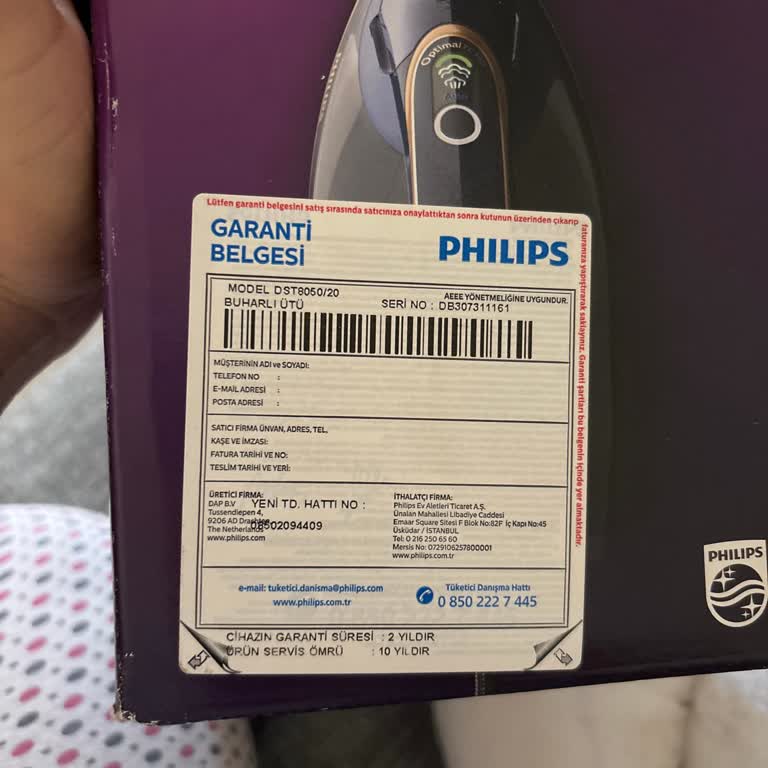 Philips Azur 8000 Ütüde Su Sızıntısı Ve Servis Belirsizliği