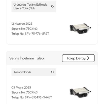 Yeni Alınan Tost Makinesi Sürekli Arızalı, Müşteri Hizmeti Yetersiz