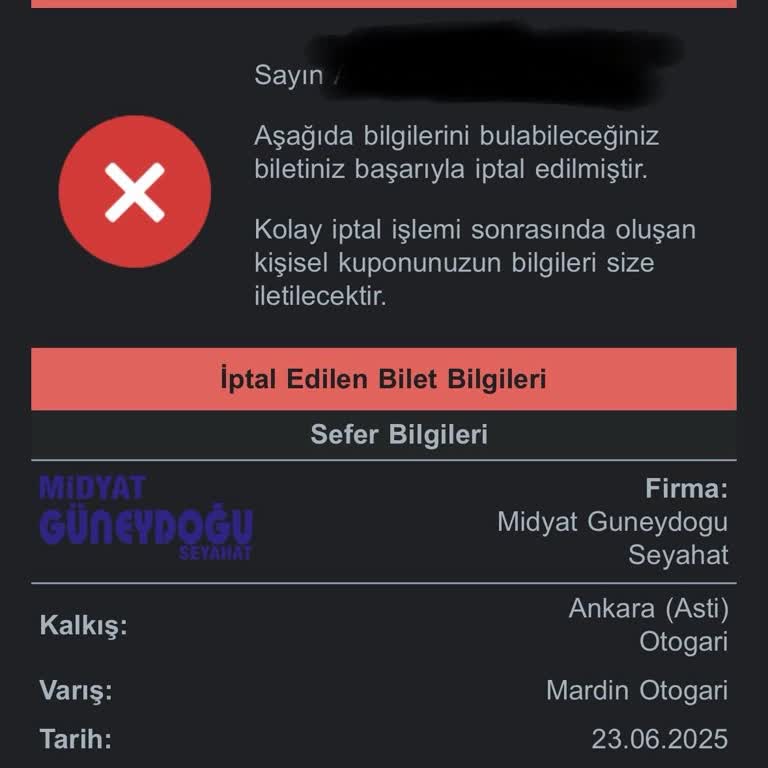 Bilet İptalinde Para İadesi Yerine Düşük Tutarlı Kupon Verilmesi Mağduriyeti