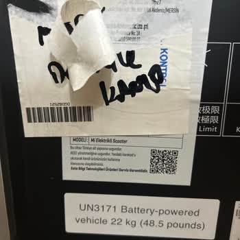 Xiaomi Pro 4 Scooterın Stop Lambası İlk Kullanımda Bozuldu Garanti Belgesi Yok