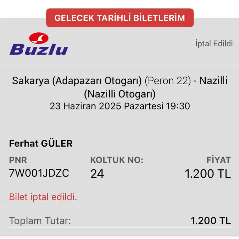 Obilet Bilet İptalinde Haksız Kesinti Mağduriyeti