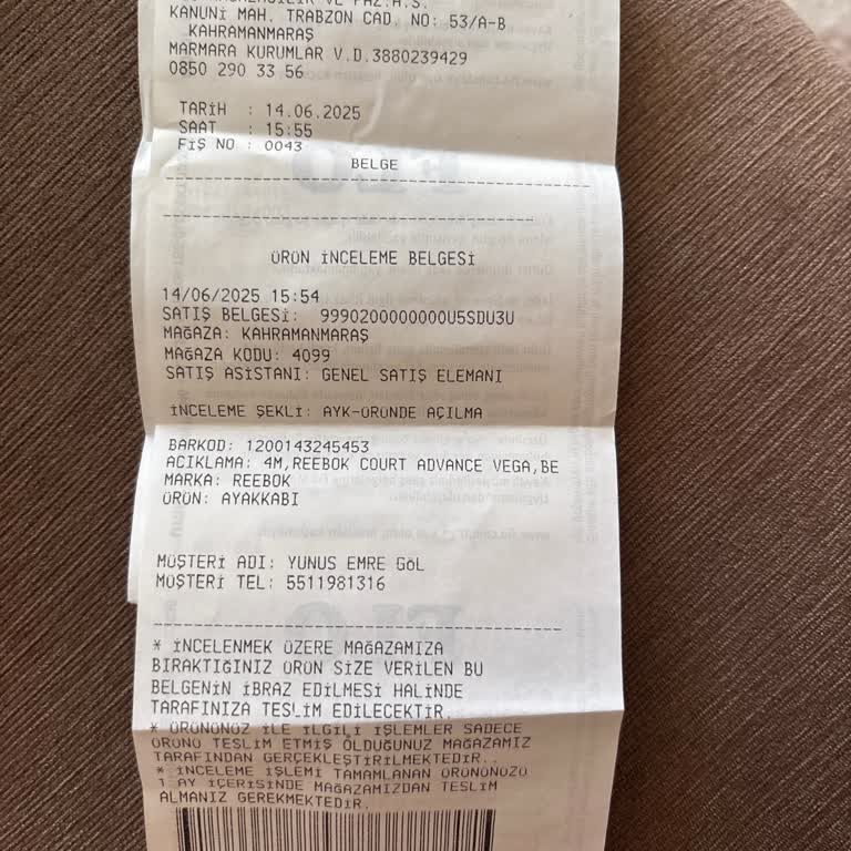 Reebok Ayakkabım Kısa Sürede Yırtıldı İnceleme Sonuçsuz Kaldı