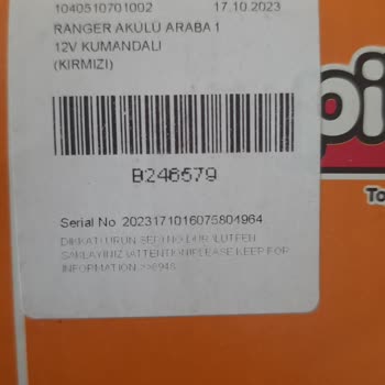 Aldığım 12V Akülü Araba 6V Çıktı Firmalar Sorumluluk Almıyor