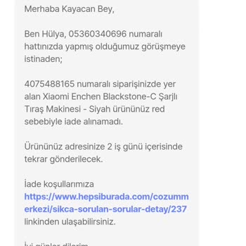 Hepsiburada Sahte Ürün İadesinde Müşteriyi Yalnız Bıraktı