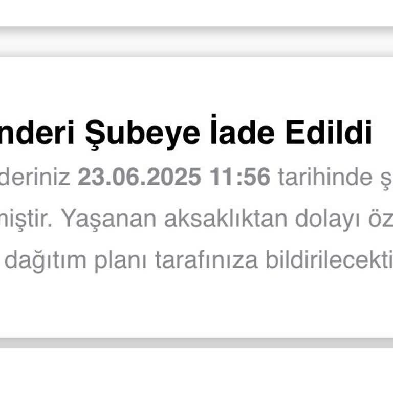 Scotty Kargo Adres Hatası Ve Sürekli Yanlış Şubeye Yönlendirme Mağduriyeti