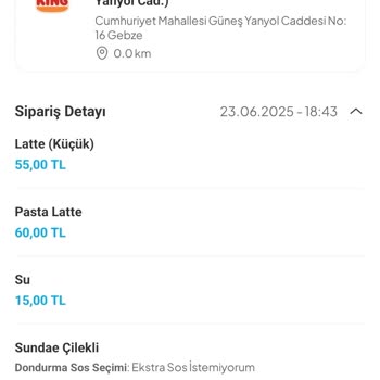 Burger King Siparişim Eksik ve Yanlış Ürünlerle Teslim Edilmedi, Mağduriyet Yaşıyorum