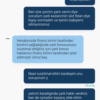 Hesabım Haksız Yere Kapatıldı, Müşteri Hizmeti Yetersiz