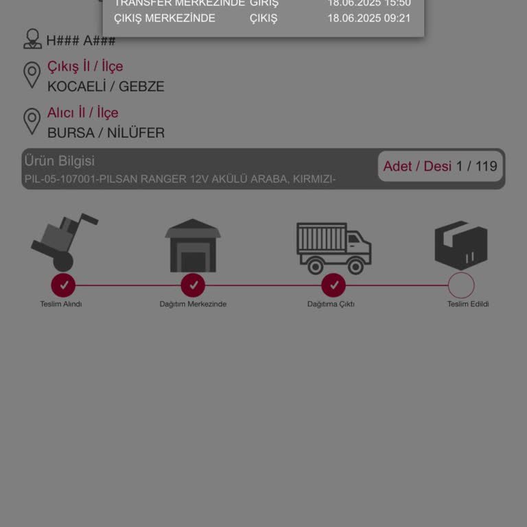 Yanlış Adres Ve İptal Sorunu: Horoz Lojistik'ten Çözüm Bekliyorum