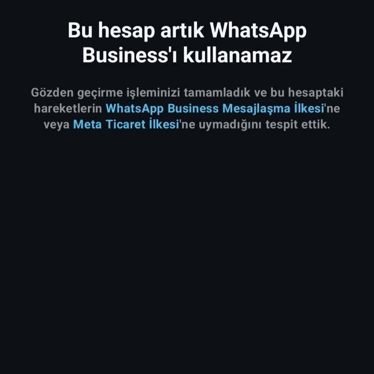 WhatsApp Hesabım Sebepsiz Yere Kapatıldı Bağlantılarım Tehlikede