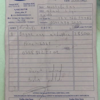 Yanlış Davlumbaz Gönderimi Ve Bayiden Hakaret