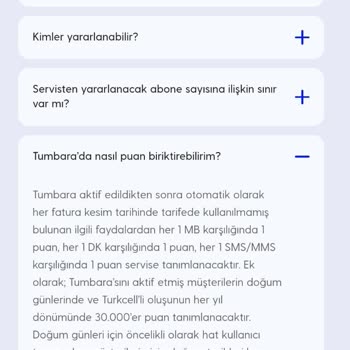 Kalan Tumbara Puanlarım Eksik Yüklendi, Hakkım Olan Puanların Tamamını Talep Ediyorum