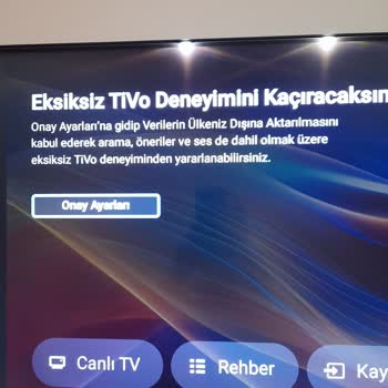 Gizlilik Onayı Zorunluluğu Nedeniyle Vestel TV Özelliklerini Kullanamıyorum