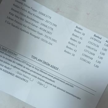 Eksik Gelen Sipariş Ve Hesaba Giriş Sorunu