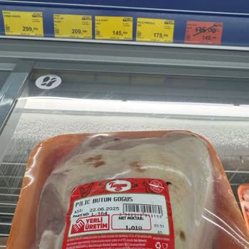 BİM'de Tarihi Geçmiş Tavuk Ürünleriyle Karşılaştım