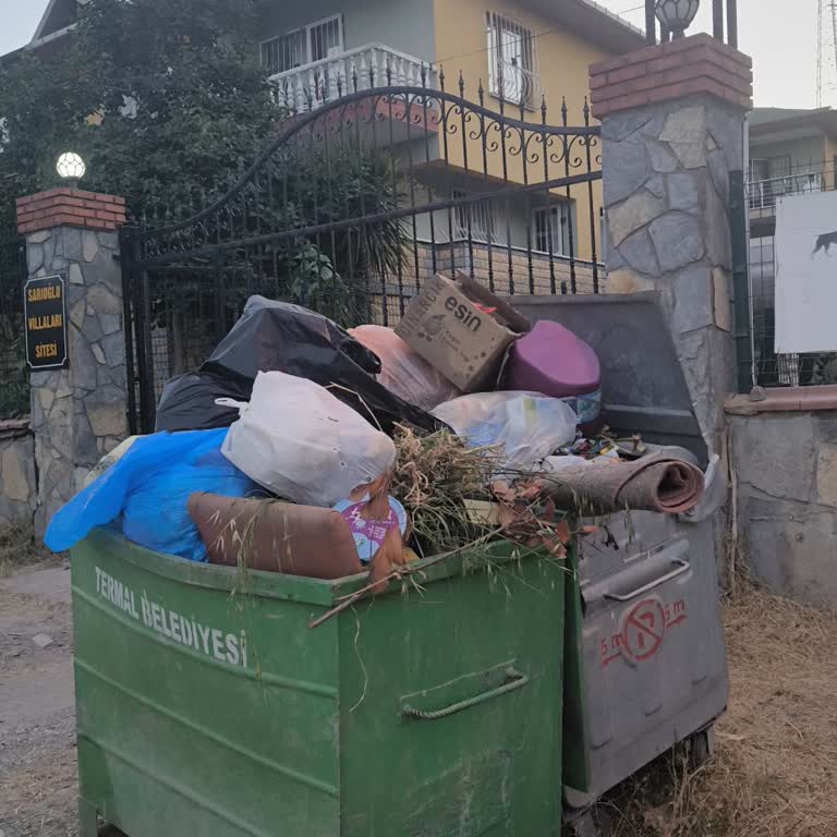 Termal Belediyesi Yalova Çiftlik Caddesi'nde Çöp Sorunu Ve Kötü Koku Şikayeti