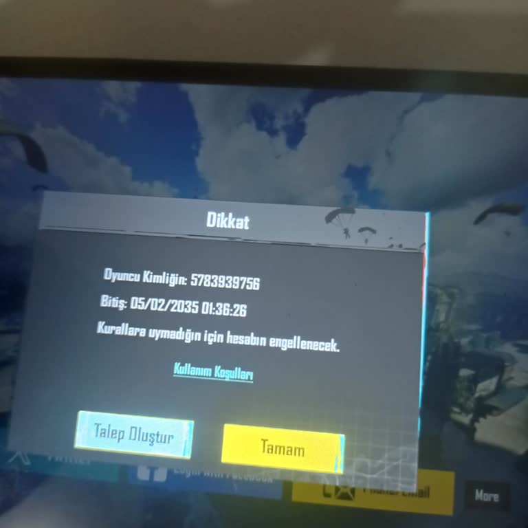 Haksız Ban Nedeniyle Hesabıma Erişemiyorum