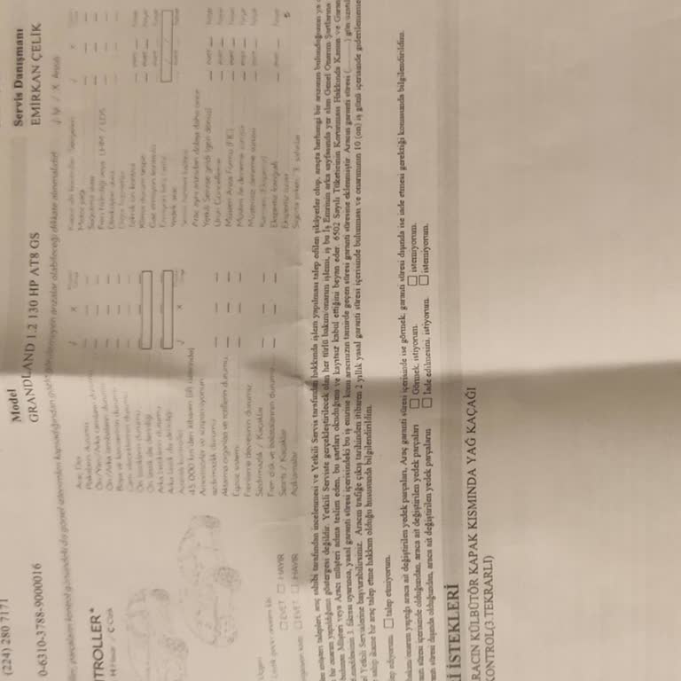 Sıfır Araçta Tekrarlayan Yağ Kaçağı Sorunu Ve Çözüm Eksikliği