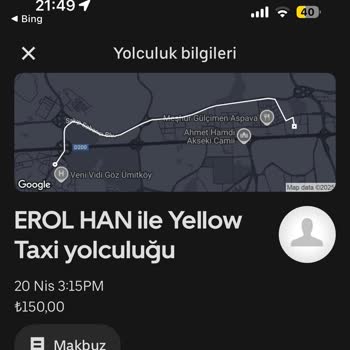 Uber Yolculuğunda Haksız Ücretlendirme Ve Müşteri Temsilcisi İlgisizliği