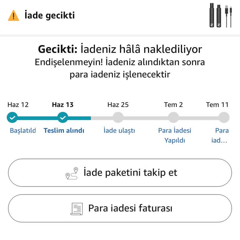 Amazon İade Sürecinde Para İadesi Yapılmıyor Ve İletişim Kurulamıyor