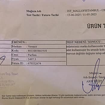 Boynerden Alınan Versace Eros Parfümde Kalıcılık Sorunu Ve Olumsuz Dönüş