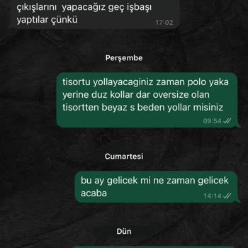 Hatalı Gönderilen Tişörtün Değişimi Yapılmadı, Mesajlara Dönülmüyor