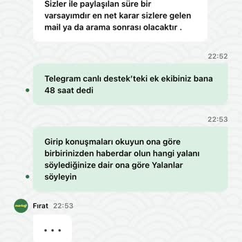 Yatırım Sonrası Çekim İşlemim Geciktiriliyor Ve Yanıltıcı Bilgi Veriliyor