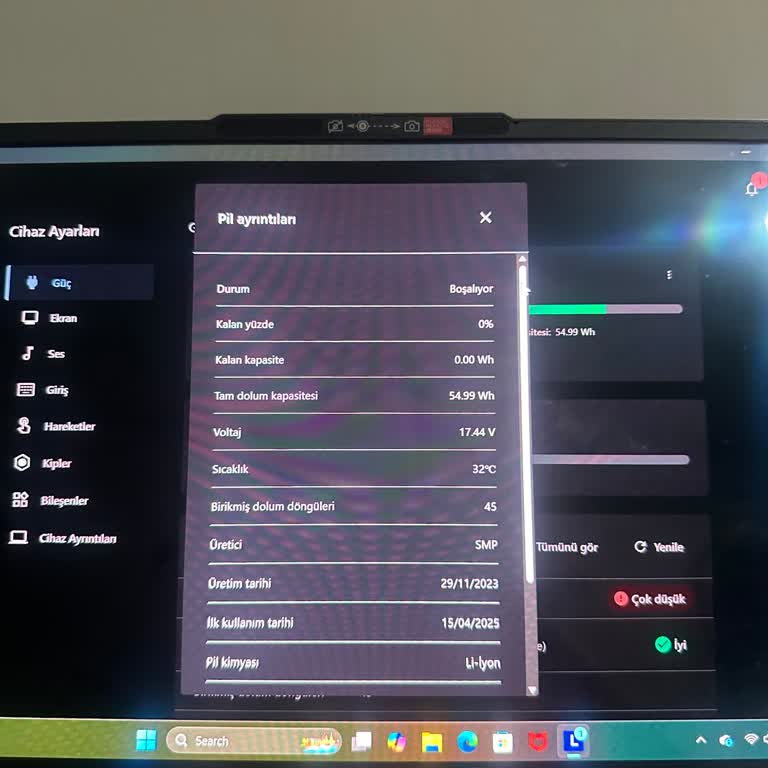 Lenovo Yoga Bilgisayarım Şarj Almıyor, 0'da Takılı Kaldı