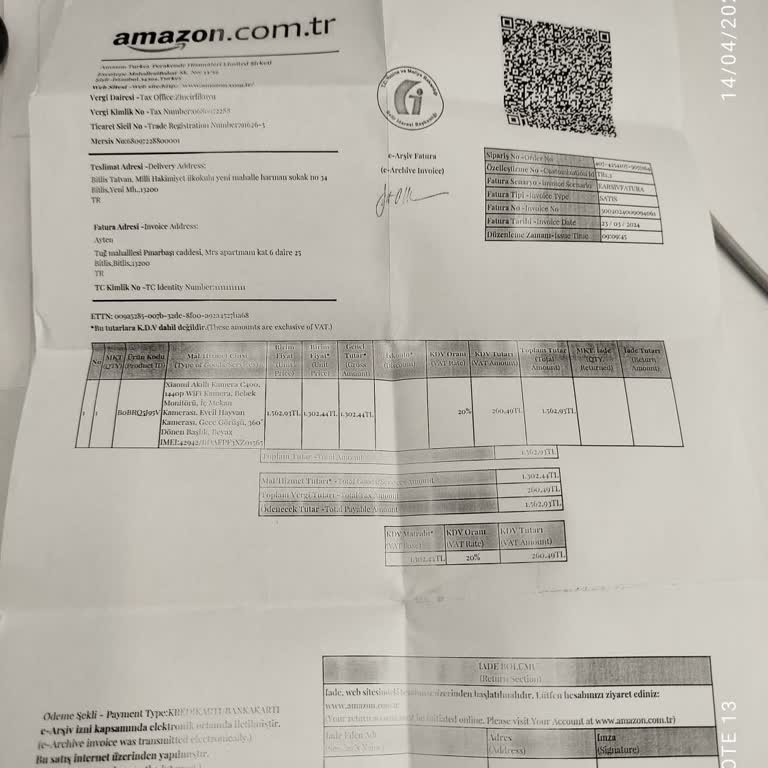 Amazon Ve Yetkili Servisten Bir Yıldır Çözümsüz Kamera Onarımı