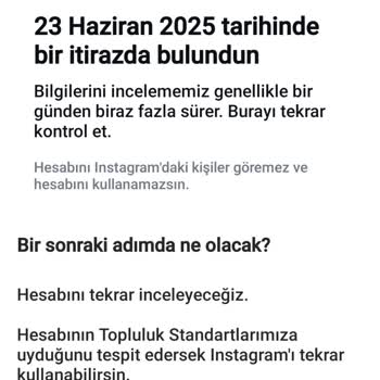 Instagram Sürekli Hesap Kapatılması Nedeniyle Mağduriyet Yaşıyorum!