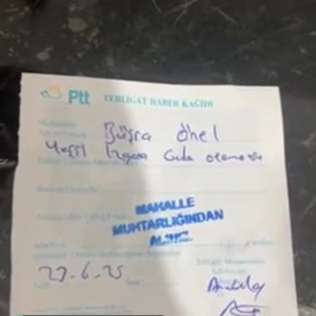 PTT Kargo Farklı Adreslere Tebligat Göndermesi