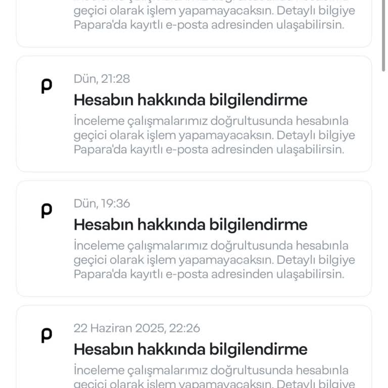 Papara Hesabım Haksız Yere Bloke Edildi, Destek Yetersiz Kaldı