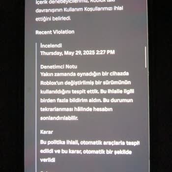 Hesabımın 6 Ay Yasaklanması Nedeniyle Mağduriyet Yaşıyorum