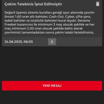 Kurallara Uymama Gerekçesiyle Kazançların İptal Edilmesi