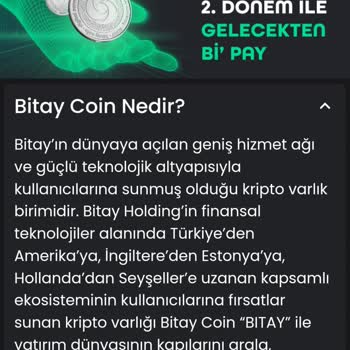 Bitay'da 2 Yıldır Satılamayan Coinler Ve Destek Sorunu
