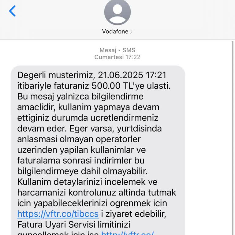 Vodafone Haberim Olmadan Mobil Ödeme Ve Fatura Ücretleri Yansıtıldı